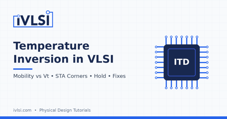 Temperature inversion in VLSI: inverted temperature dependence and STA corners