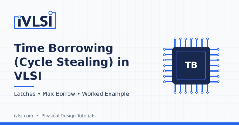 Time Borrowing (Cycle Stealing) in VLSI - iVLSI featured image